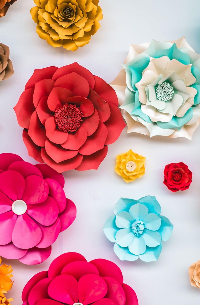 Paper Flower Backdrop